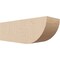 Ekena Millwork 4in. W x 4in. H x 12in. L Durham Woodgrain TimberThane Rafter Tail, Primed Tan RFTUR04X04X12DURRCPR - alternate 1